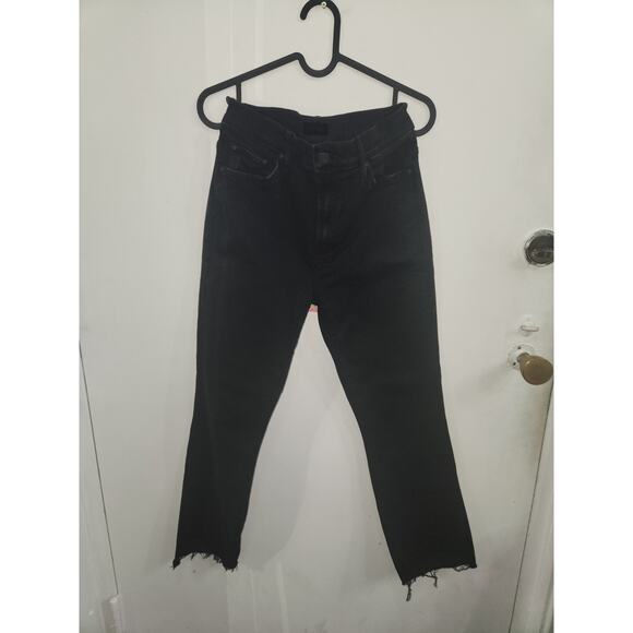 Mother black jeans insider crop step fray 29 - Picture 2 of 6